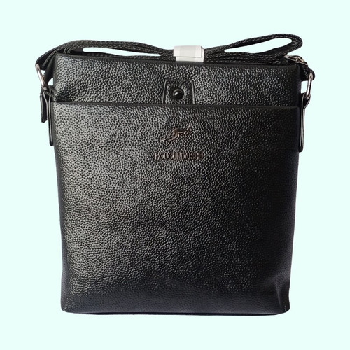 Fossil black leather small - black,