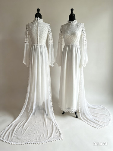 Vintage emenson wedding gown - emenson,