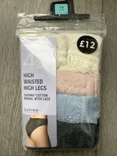 M&S Women's 4 Pack High Waist