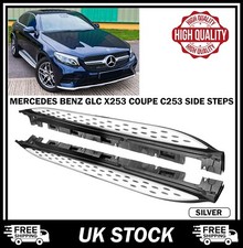 SIDE STEPS RUNNING BOARDS FOR MERCEDES BENZ GLC X253 & COUPE C253 2015-22 NEW