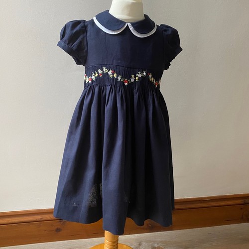 Girl navy linen - girl's,