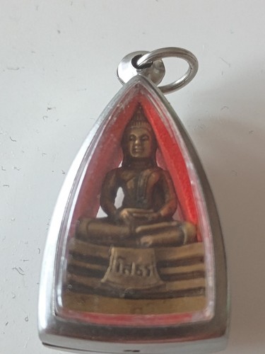 Vintage buddhist amulet buddha - amulet,