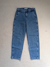 ZARA High Waist Mom Jeans Blue