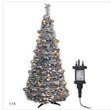 Xmas Haus Pop Up Pre Lit Snowy