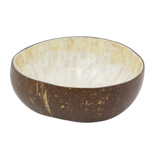 Coconut shell decorative bowl - coconut,