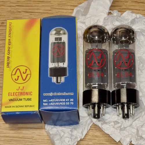 El34 pair new stock - x2,