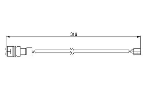 Brake pad wear sensor disc - brake,