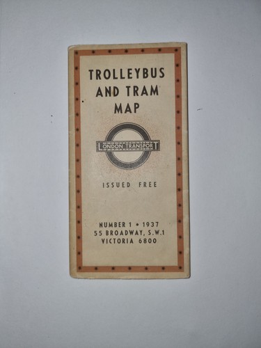 Trolleybus and tram pocket map - and,