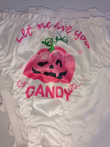 Halloween silky satin - satin, knickers