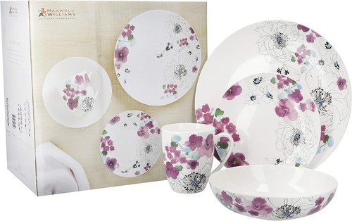16pc porcelain dinner - dinner, set