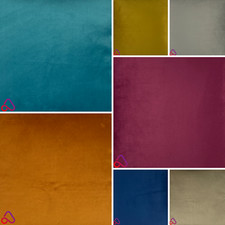 Plush Velvet Upholstery Fabric Soft Feel Furnishing Cushion Throw Curtain Craft