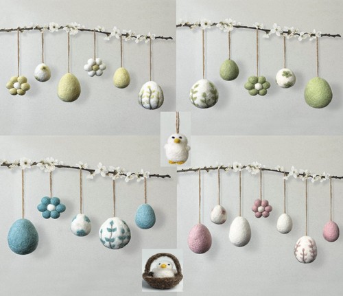 Easter spring felt decoration - easter,