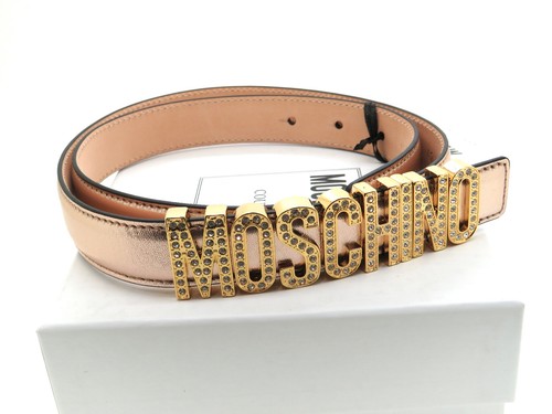 Moschino belt pink leather - moschino,
