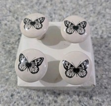 4 x BUTTERFLY CERAMIC DOOR
