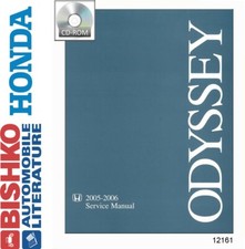 2005 2006 Honda Odyssey Shop Service Repair Manual CD