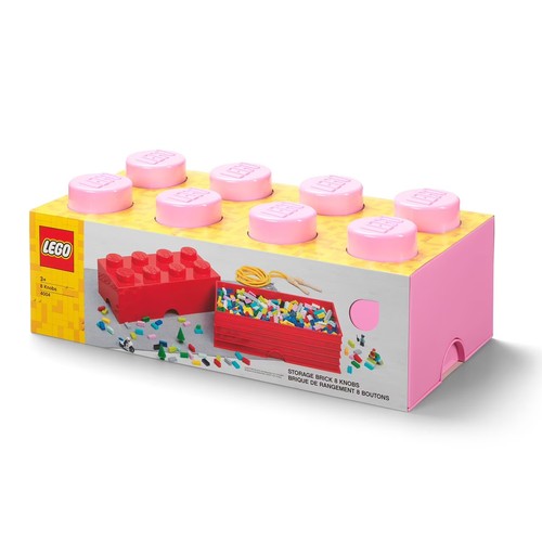Lego pink storage brick - lego,