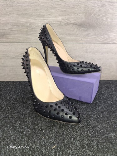 Women size black spiky - black,