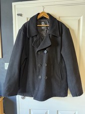 Navy Peacoat Wool Double