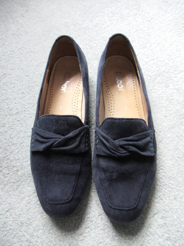 Gabor womens navy blue suede - navy,