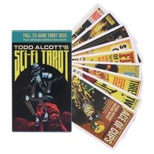 Sci-Fi Tarot Cards 78 Oracle Cards Fortune Telling Toys Science  Board game card