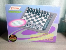 Vintage 1994 Systema Pioneer Digital Complete  Chess Set
