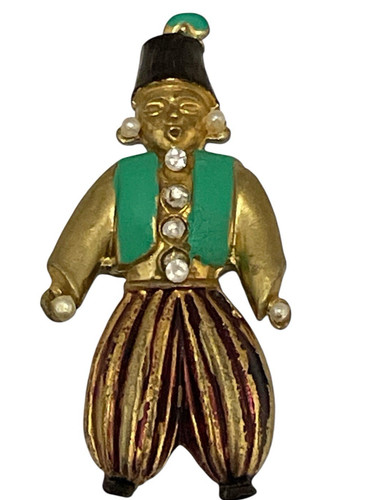 Coro brooch moroccan harlequin - coro,