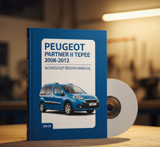 PEUGEOT PARTNER II TEPEE 2008-2012 Workshop Repair Manual on CD.