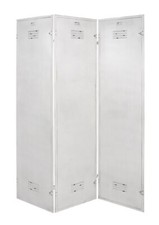 Haku Metal Room Divider. White