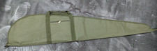 Green canvas gun slip for