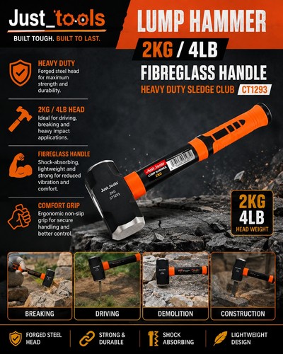 Lump hammer 2kg - lump,