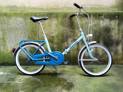 Vintage folding bike bianchi - bike,