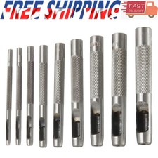9X HOLLOW HOLE PUNCH SET for