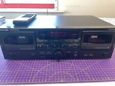 TASCAM 202 MKIII Double Cassette Tape Deck Player -  with remote. 