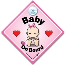 Baby On Board Car Sign, Baby