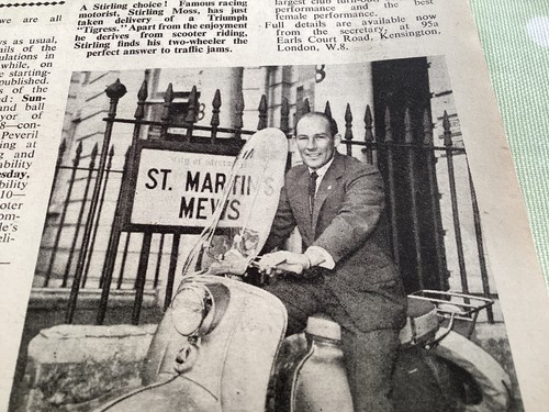 Stirling moss new triumph - stirling,