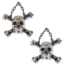 Assorted Skeleton Skull, Crossbones & Chains Halloween Decoration 21cm
