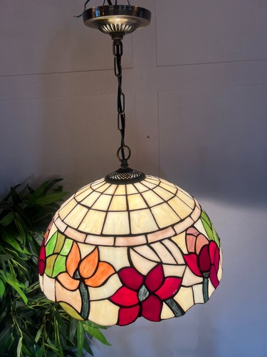 Vintage tiffany style cream - tiffany,