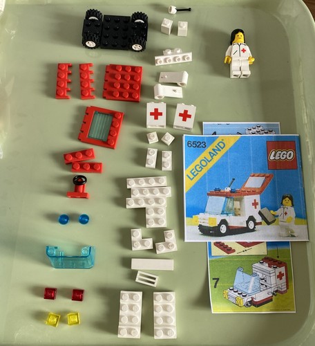 Vintage lego legoland 6523 red - vintage,
