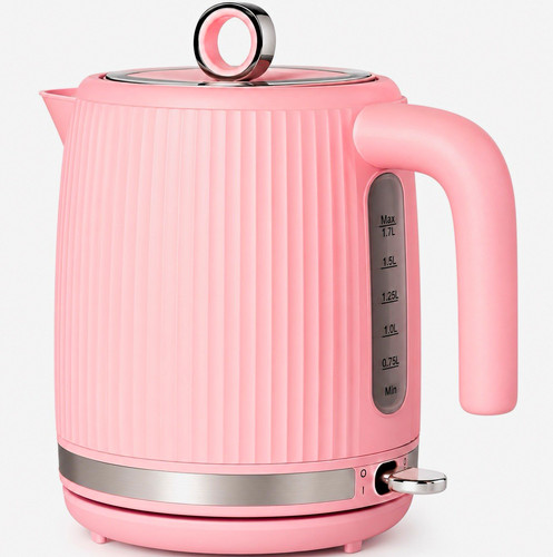 Pink cordless electric - 1.7l,