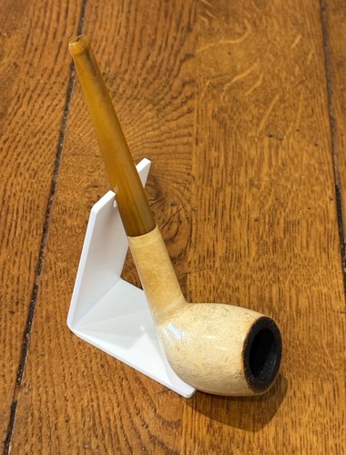 Vintage meerschaum pipe amber - pipe,