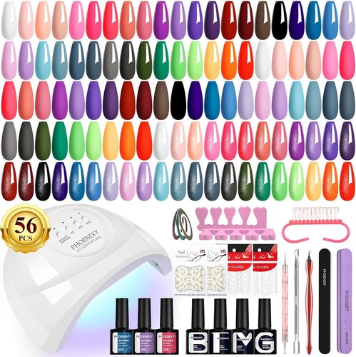 Gel nail kit - gel, colours