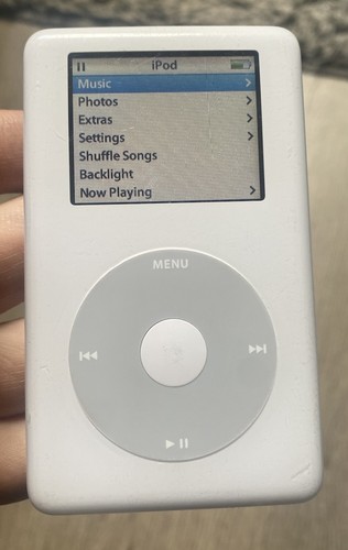 Apple ipod photo white - apple,