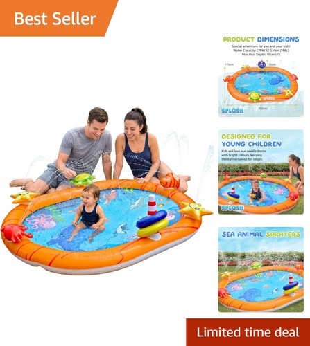 Toddler sealife splash pool - pool,