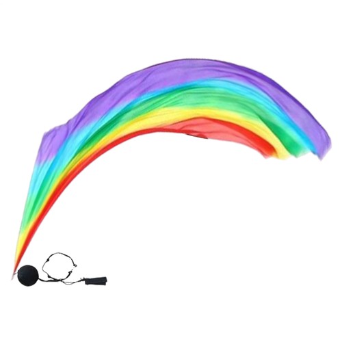 Dance silk veil colorful - silk,