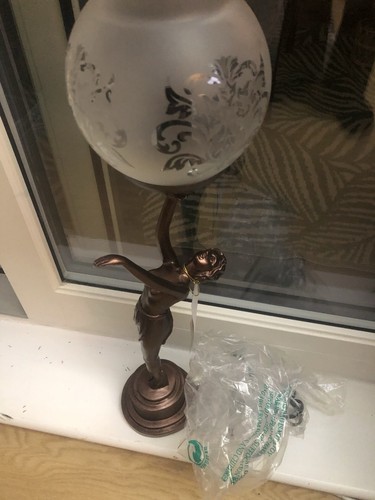 Art deco lamp brand new - art, box