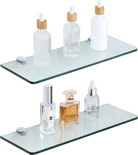 Floating glass shelves for - glass,