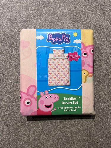 Peppa pig toddler duvet - peppa,