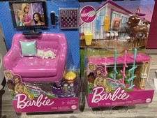 2 X Barbie Dreamhouse Accessorie Sets