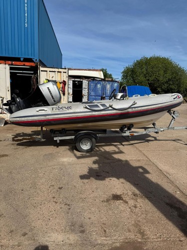 Ribeye boat complete - with, 50hp