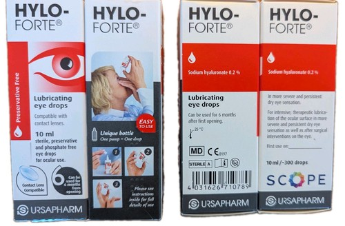 Hylo forte eye drops - eye,